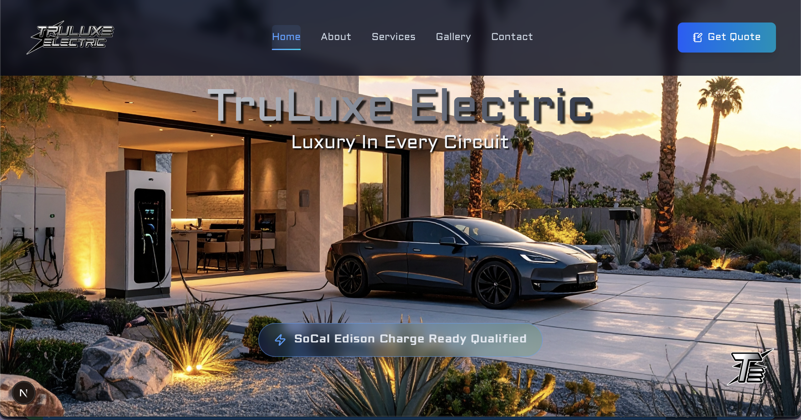 TruLuxe Electric Homepage